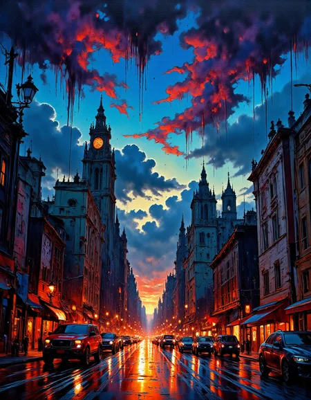 <lora:FLUX.1-DEV_-_Wild_1970s_Fashions_LoRA:1> 600-inspired, breathtaking, definition, detailed, epicphotogasm-colorfulphoto, swirl,
<lora:Eldritch_Expressionism_for_Flux:0.6> expressionist painting of Raindrops are falling on my head And just like the guy whose feet are too big for his bed Nothing seems to fit Those raindrops are falling on my head, they keep falling, with bold vibrant color oil painting, beauty night Of cloudless climes and starry skies And all thatâs best of dark and bright,
<lora:artilands:0.8>,
<lora:Cinematic_style:0.7>,
<lora:FluxMythP0rtr4itStyle:1>,