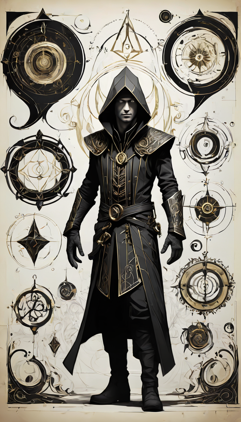 sketch_sheet, a drawing of a Elementalist, ((black and white:1.5)), (paper background:1.5) golden ratio, detailed, sharp focus, intricate, still, dynamic, full color, attractive, cinematic, highly saturated colors, surreal, open intriguing, very inspirational, glowing, magical, thought fascinating, creative, positive, unique  <lora:sketches-sdxl:1>