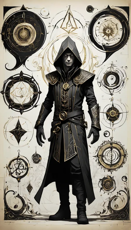 sketch_sheet, a drawing of a Elementalist, ((black and white:1.5)), (paper background:1.5) golden ratio, detailed, sharp focus, intricate, still, dynamic, full color, attractive, cinematic, highly saturated colors, surreal, open intriguing, very inspirational, glowing, magical, thought fascinating, creative, positive, unique <lora:sketches-sdxl:1>