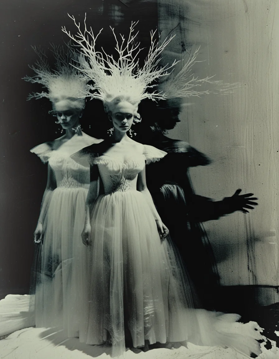 snow queen novuschroma39 multiple exposure <lora:novuschroma39 style_multiple:.9> <lora:sdxl_lightning_8step_lora:1>