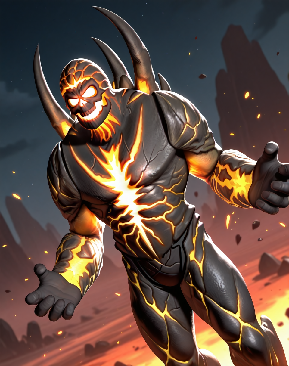 <lora:Dark_Khan_(Mortal_Kombat)_(Illustrious)_(AD):1.35> Dark Khan, muscular, Mortal Kombat, 
dutch angle, exterior, battle field, 
male focus, gradient coloring, villain, end boss, overpowering, 
BREAK very awe, aesthetically pleasing, masterpiece, best quality, amazing quality, very aesthetic, perfect depth of field shot, in'ei,
Smooth Quality, lazympos, IllustQualXL_Pos,