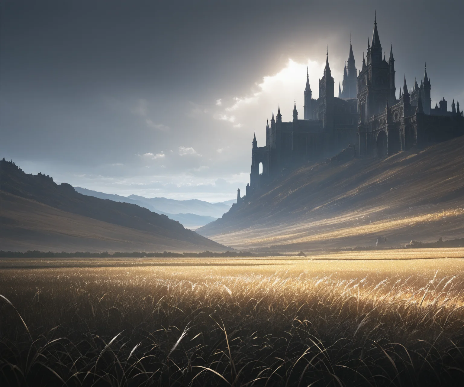 masterpiece, best quality, amazing quality, detailed background, scenery, field, no humans, <lora:Elden Ring style bg ILL-v2:1> elden_ring