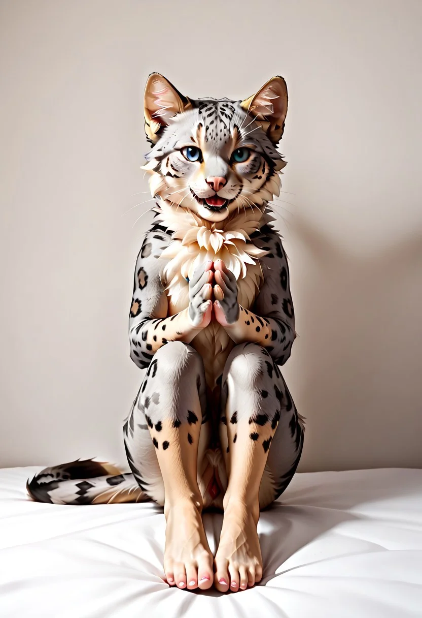 (((Barefoot furry character, full body, cinematic setting, furry female, plantigrade))) 
Illustrate a refined and poised ((cat)) with sleek ((silver-gray fur)) and striking aquamarine eyes. Adorned in fashionable ((attire with subtle botanical patterns)). The figure ((lies barefoot on lounger)) in a luxurious spa environment, surrounded by potted plants like botulinum-producing Clostridium botulinum, amidst bottles labeled "serum" and "elixir," referencing the medical use of botulinum toxin. showing soles to viewer.
BREAK, detailed background, 8K, (masterpiece:1.5), intricate details, highly detailed, extreme detail, octane render, fine art, best quality, highres, (detailed face:1.5), ((full_body)), UHD, (((perfect hands))), low light