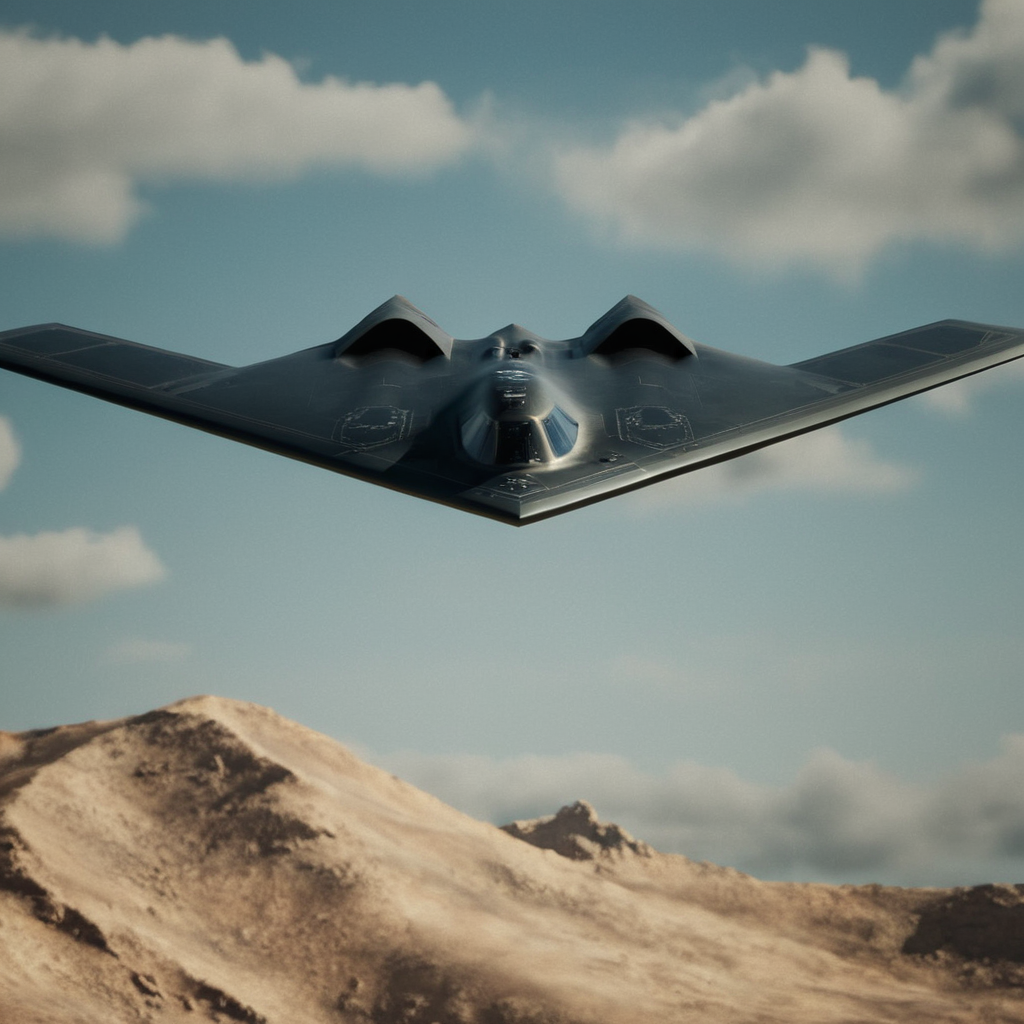 cinematic film still of  <lora:add-detail-xl:1>
<lora:Unreal Engine style:1> In Unreal Engine style, sharp detailed photo of
 <lora:Modern Warfare style:1>
Northrop Grumman B-2 Spirit a stealth fighter jet flying through the air to the viewers modern warfare style,sky,day,cloud,blue sky,military,no humans,flying,science fiction,realistic,aircraft,military vehicle,airplane,vehicle focus,jet,fighter jet,pilot
, shallow depth of field, vignette, highly detailed, high budget, bokeh, cinemascope, moody, epic, gorgeous, film grain, grainy