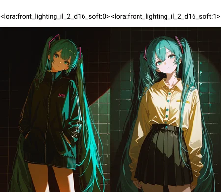 masterpiece, best quality, absurdres, safe
1girl, solo, hatsune miku, standing, dark background, head tilt, tile wall,
johnkafka
<lora:front_lighting_il_2_d16_soft:0>