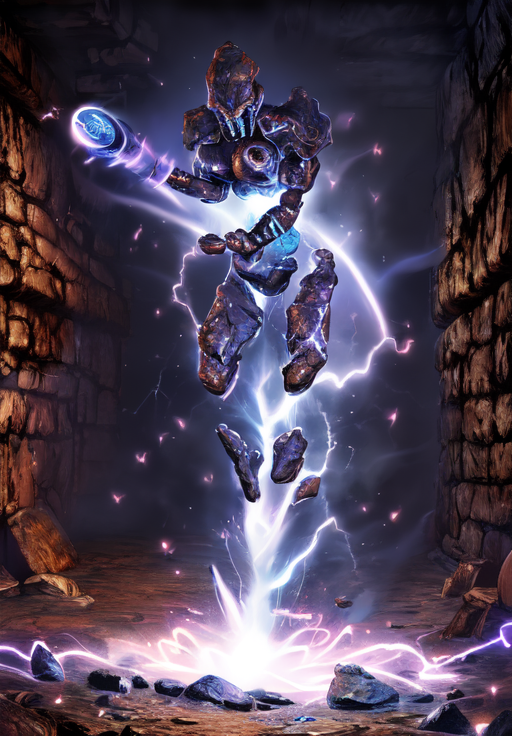 <lora:Storm_Atronach:0.8>, Storm_Atronach,, copper skin, (magical, magnificent, masterpiece:1.3), (trending on CGSociety, trending on pixiv, contest winner:1.3)