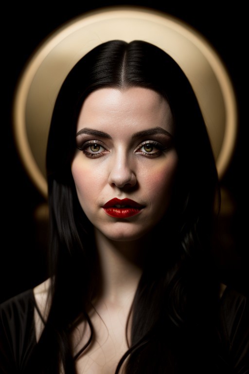 (Belgian) vampire girl, 23 years old, (beautiful:1.75), (very pale skin:1.35), (gothic makeup:0.99), (Red Lipstick:1), (black hair), (anime:0.35), (oval face:0.25), (Halloween), (night), (front view:1.25), (elegant), 10 minutes before the world will end, (back light),  hyper-realistic, (ultra-detailed:1), (insanely detailed:1), 4k, realistic 8k, shot on portra 400, (((masterpiece))), (perfect composition:1.55), (best quality), (HD), (Leonardo Da Vinci:0.10), ((Transylvanian Castle)), Perfect hand, Hand, Detailed hand