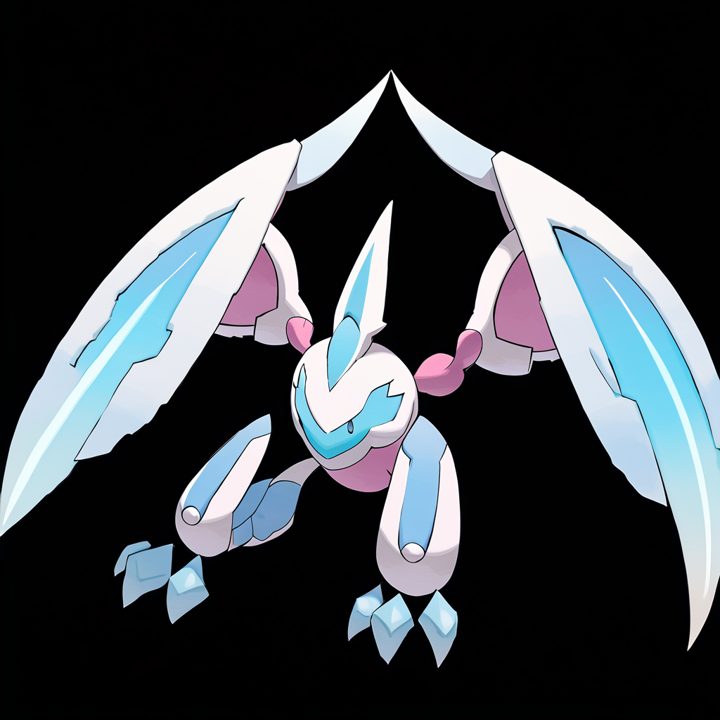 <lora:pokemon_pony_xl:1>, watercolor creature art like pokemon, Type: Grass, Type: Rock, Egg Group: Amorphous, is a pokemon creature that The creature's feathers are tipped with a Fuchsia dust that trails behind it in flight creating mesmerizing patterns,The creature's ears perk up emitting a Blue light when it detects Ice sounds in its vicinity,It has a crest that pulses with a Cyan light when it communicates akin to a natural Morse code,Talons sheathed in a Fuchsia glow, weapons forged by evolution and honed by the struggle for survival,The creature's tail can split into multiple segments, each capable of independent movement score_9, score_8_up, score_7_up, score_6_up, score_5_up, score_4_up.  Simple black background, (Masterpiece:1.3) (best quality:1.2) (high quality:1.1)