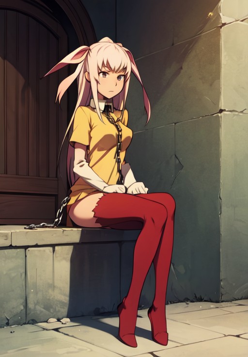 <lora:gate_t:0.8>, gate_t, sitting, chain