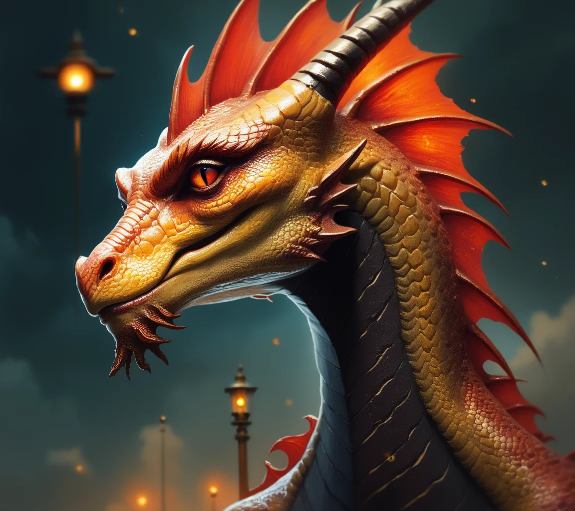 score_9, score_8_up, score_7_up, score_6_up, Hyperrealistic close-up of a dragons scales, each one intricately detailed and reflecting the surrounding firelight. The scales are a deep, shimmering red, and the background is a dark, stormy sky. The focus is on the texture and color of the scales, creating a sense of realism., highly detailed, vivid <lora:ponys-dream:.9>