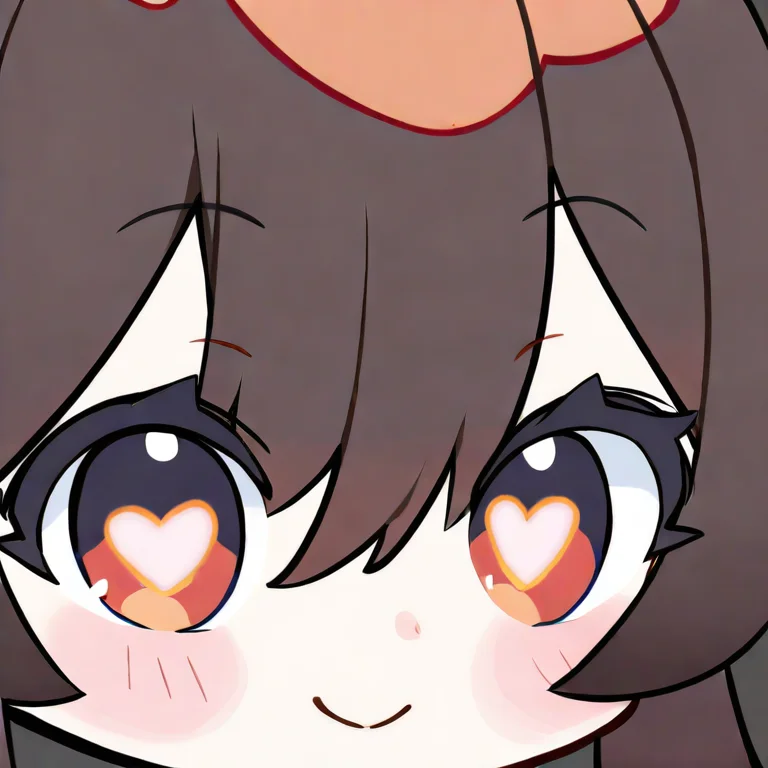 nanniang,chibi,1girl,solo,portrait,,smile,heart-shaped pupils,(hu tao \(genshin impact\):1.2),<lora:nanniang-000016:1>, masterpiece, best quality, very aesthetic, absurdres