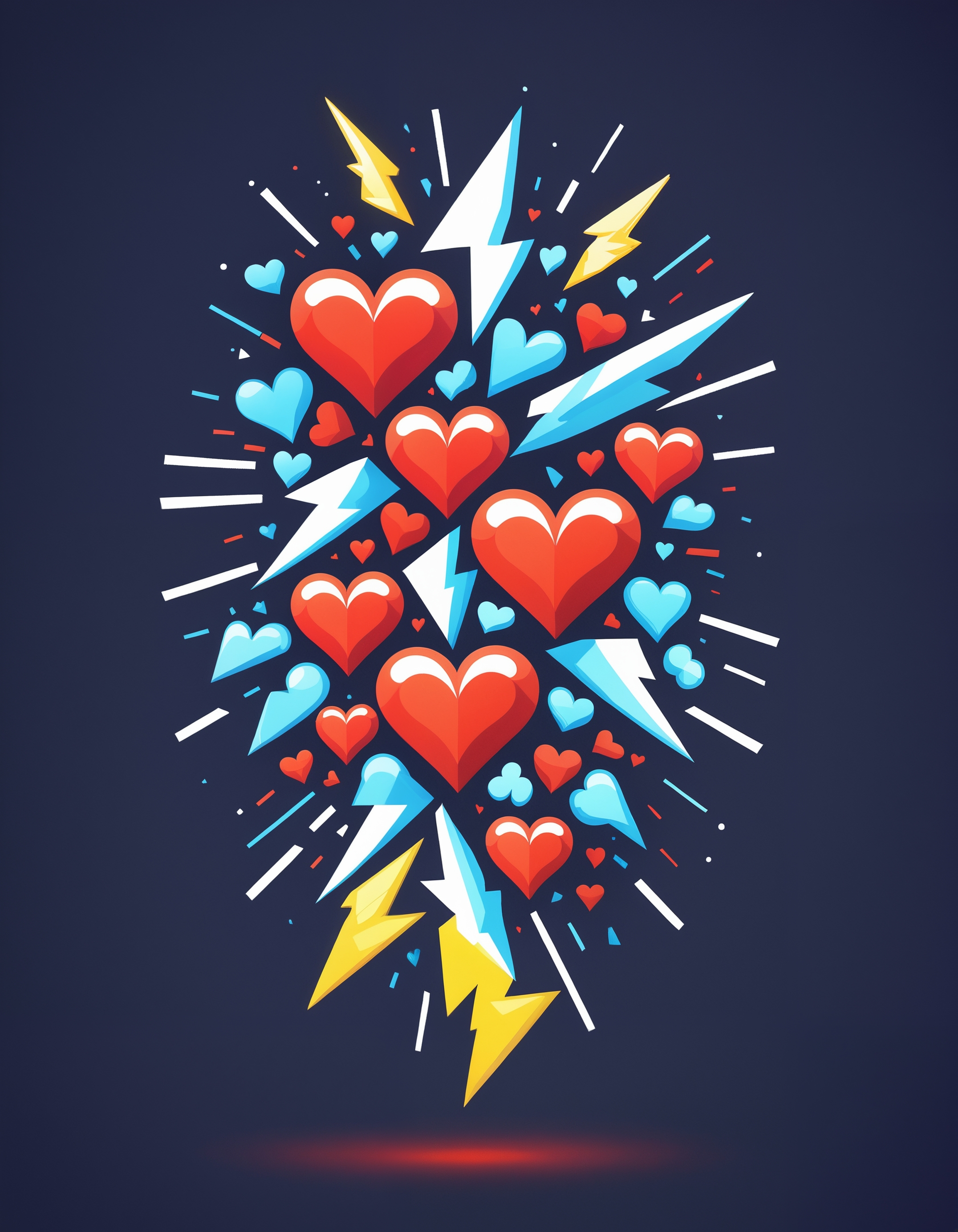 flat art of lightning as zavy-flthrts