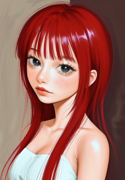 <lora:LCM_LoRA_Weights_SD15:1>
 <lora:aniyu:1> aniyu8
1girl
mahogany skin
Light Red hair
Lob \(Long Bob\) hair