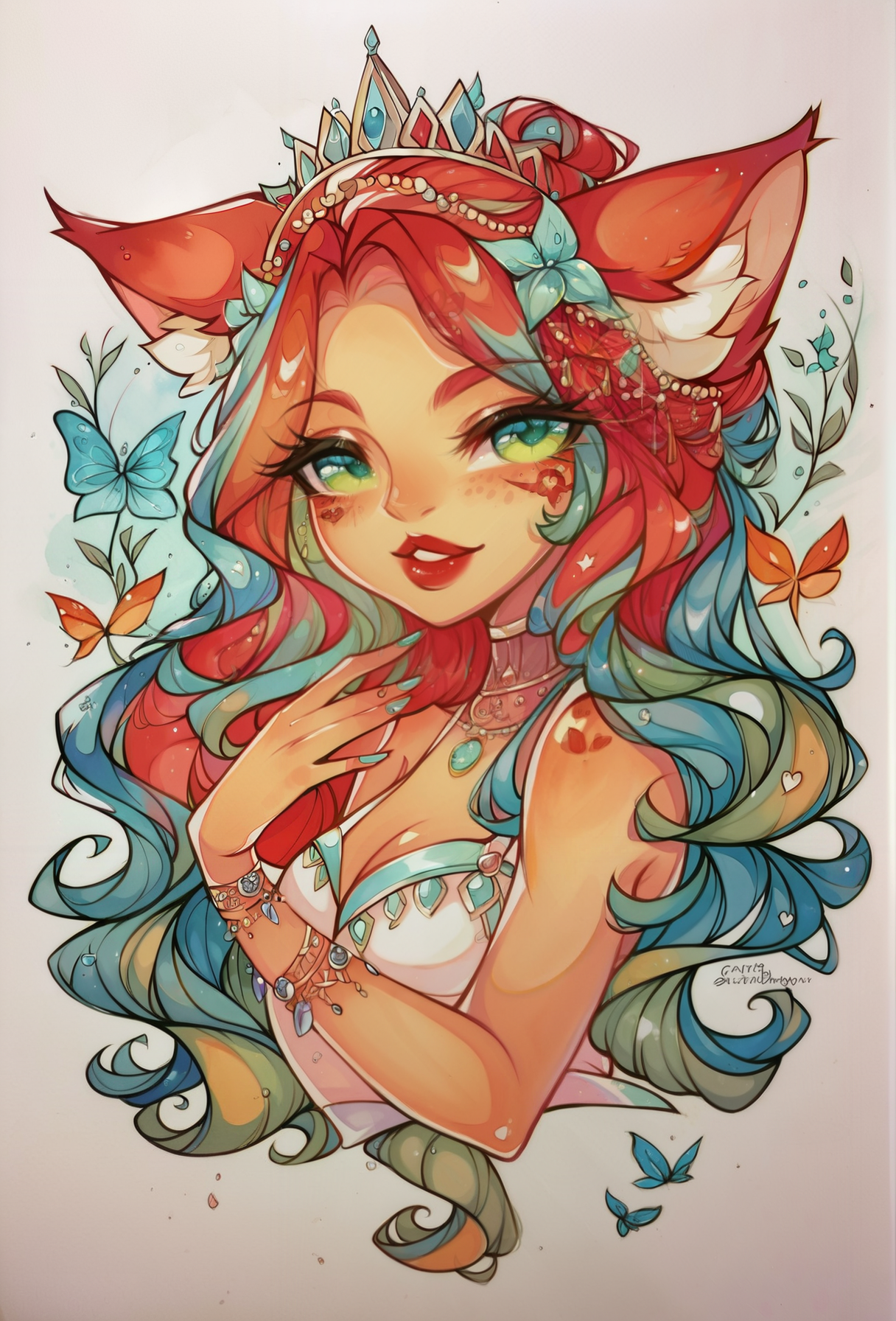 score_9, score_8_up, score_7_up, score_6_up, intricately detailed illustration, source_Cartoon, artbook illustration, <lora:sn0wc4ndymXLP:0.8> sn0wc4ndym <lora:stud10XLP_r2:0.6> stud10, , watercolor, , traditional media,
catgirl