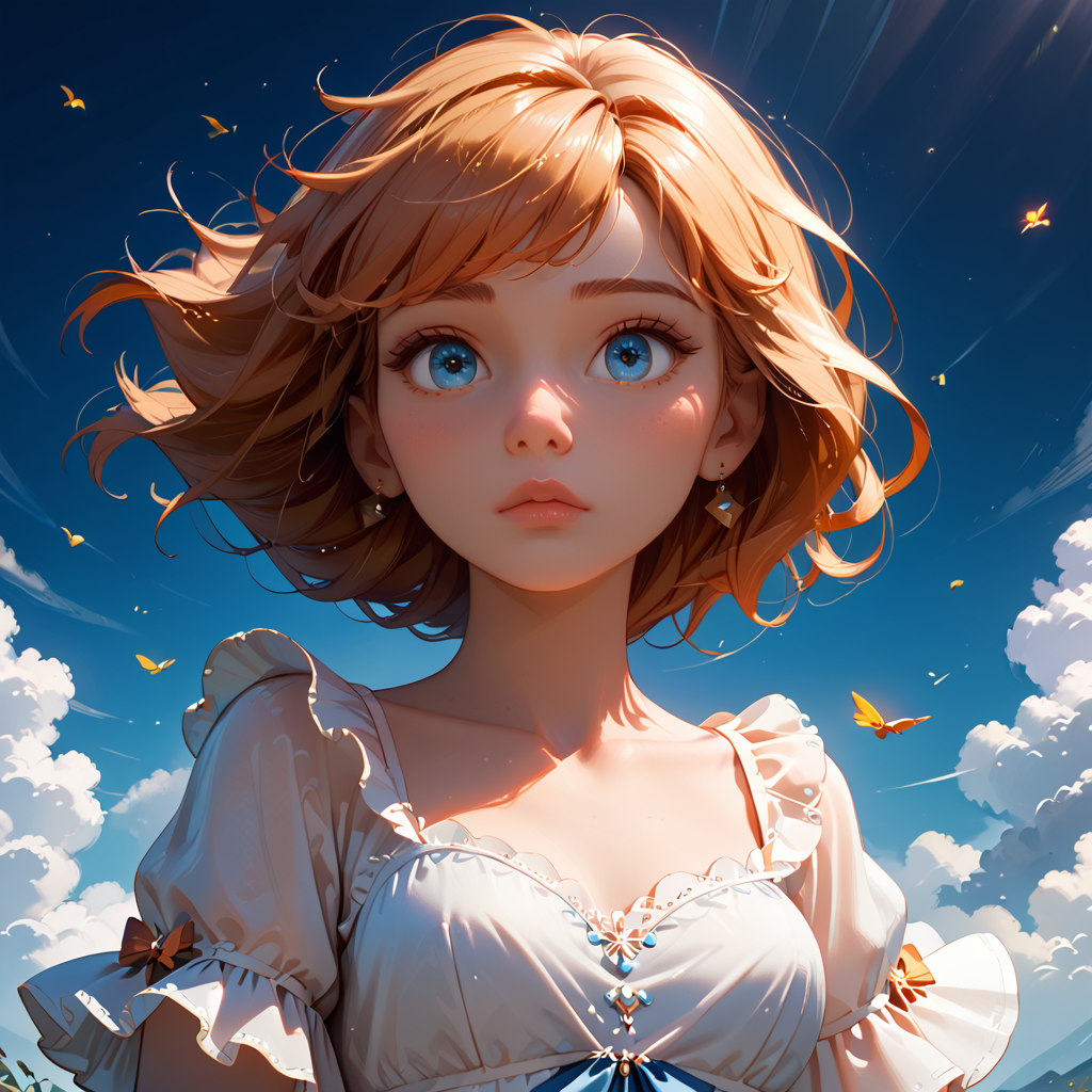 score_9,score_8_up,score_7_up,score_6_up,score_5_up, masterpiece, best_quality, ultra-detailed, masterpiece, 1girl <lora:incase-ilff-v3-4:0.7> <lora:princess_xl_v2:0.7> princess anna, very detailed facial features, wearing pale blue georgette sundress, windswept, fetching dreamy eyes, macro lens, cartoony <lora:Expressive_H:0.7> <lora:g0th1c2XLP:0.3> <lora:Dreamgirl_Opal:0.2>