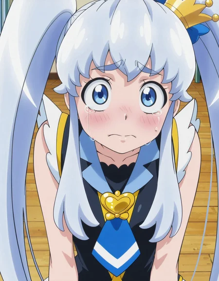 anime screencap, solo,1girl,cureprincess,sad,looking at viewer,small breasts,scared ,blush<lora:cureprincess_IL:0.8>
high definition,amazing quality,best quality,very aesthetic,masterpiece,absurdres,