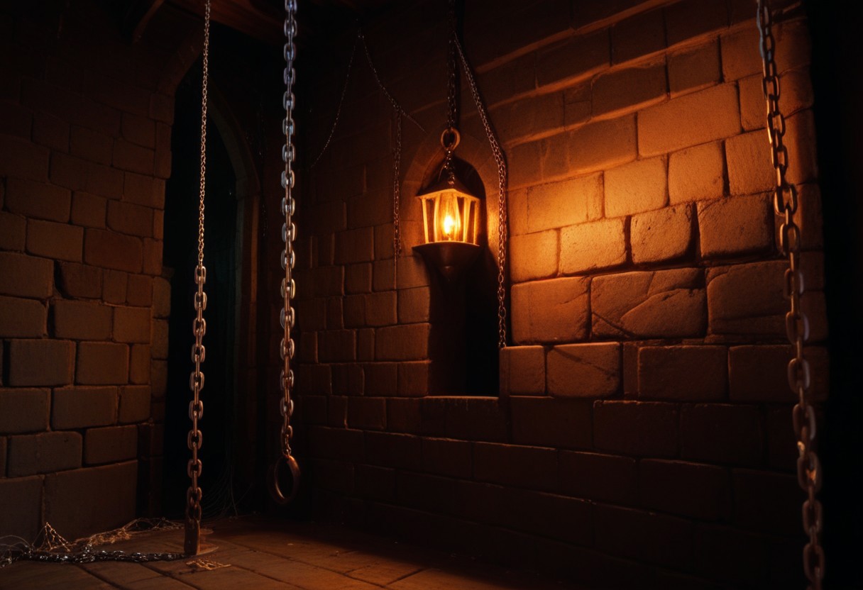 score_9, score_8_up, score_7_up, score_6_up, 
Break,
(High angled view)
Break, 
(Detailed Dark Dungeon,:1.4), (cobwebs in background:1.4), (chains hanging on wall:1.3), (Spooky dungeon:1.5), (darkness:1.2), 
Break, 
Vivid colors, bold outlines, detailed picture, 8KHD, professional photo, Painstakingly detailed,