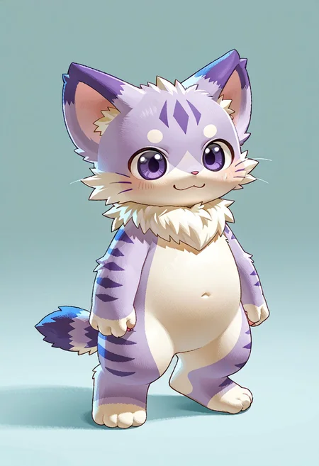 score_9, score_8_up, score_7_up, rating_questionable, ((((yne0by zuppu11)))), 1boy, furry, kemono, cute, solo, full body, zPDXL3