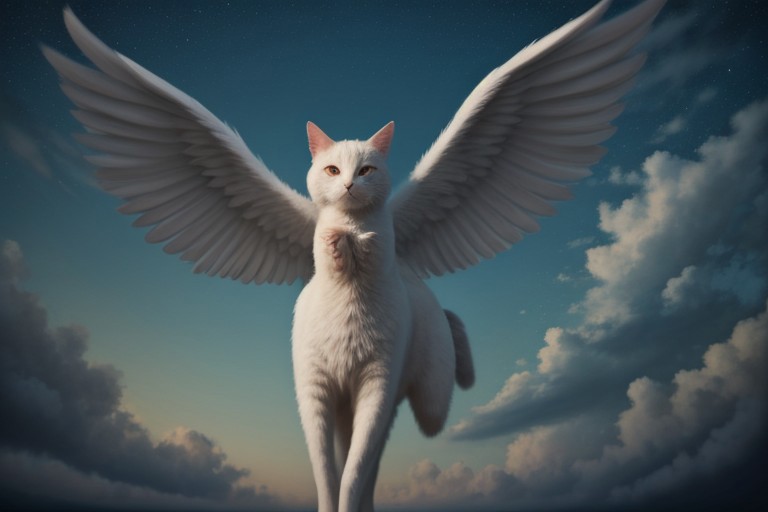 ,(Masterpiece:1.2, high quality),
 cat, :3,  
<lora:cat_20230627113759:0.8> angel wings