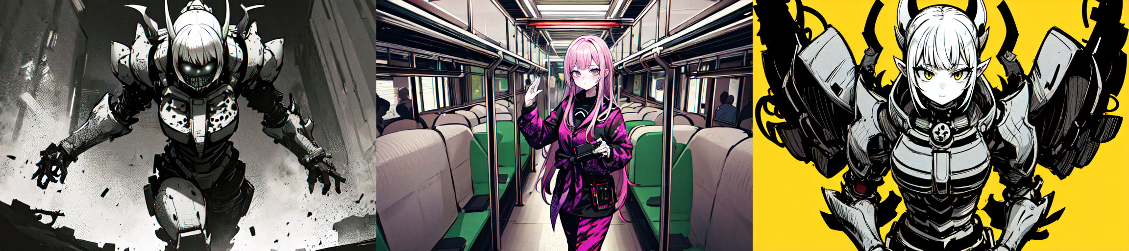 highly insanely detailed, masterpiece, top quality, best quality, highres, 4k, 8k, RAW photo, (very aesthetic, beautiful and aesthetic), 
__lazy-wildcards/cosplay-char/blame/abara-kudou_denji/prompts__, 
<lora:ABARA_KudouDenji_v1:0.6>, 
(1girl:1.3), 
solo focus, 
__lazy-wildcards/dataset/background__,âââ