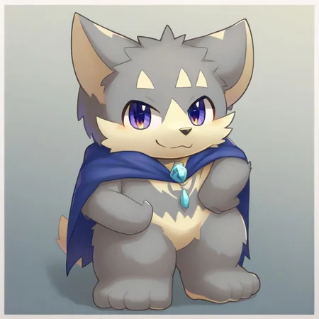 lv1rubili, zPDXL2, furry, anthro, cute, kemono, male focus, solo, score_9, score_8_up, male, full body, digital art, highly detailed, lv1rubili, full body, smile face, looking at viewer, standing to viewer, full view, cat