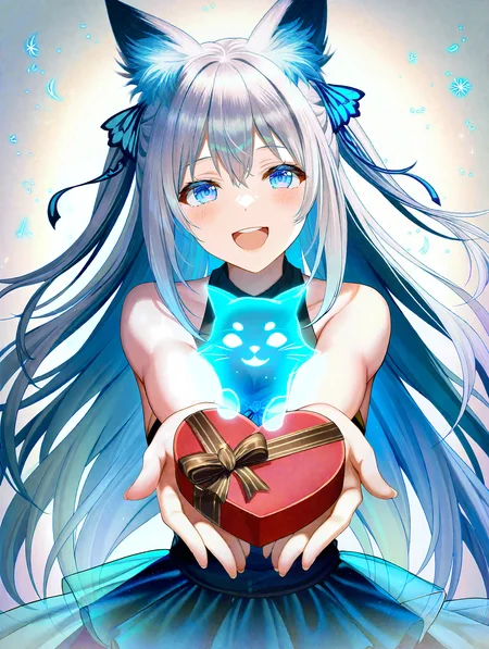 1girl, cat girl, incoming gift, happy valentine, valentine, happy, vibrant, festive spirit,
[achyue:0.4],[(momoko \momopoco\:0.8)::0.3], [torino aqua::0.5], kiniro tofu, [junpaku karen:0.5],[(leveen:0.7):0.6], sencha bashira, [takashia \(akimototakashia\):0.7],  (masaki nanaya:0.7),  nagi itsuki, [aoi sakura \(seak5545\):0.5],
masterpiece, best quality, very aesthetic, high quality, newest, very awa, crisp, detailed skin texture,
<lora:NOOB_vp1_detailer_by_volnovik_v1:1>, <lora:ponyv6_noobV1_2_adamW:0.7>,