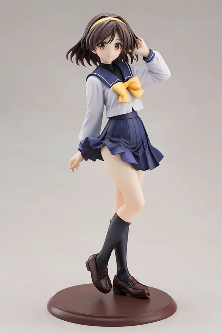 score_9,score_8_up,score_7_up,score_6_up,score_5_up,score_4_up,score_9,
imasaka yue \(memories off\),sumisora uniform,yellow hairband,black bodysuit,blue pleated skirt,yellow bow,black socks,loafers,
1girl,solo,white background,full body,looking at viewer,smile,looking at viewer,
<lora:ImasakaYuePony:0.8>,