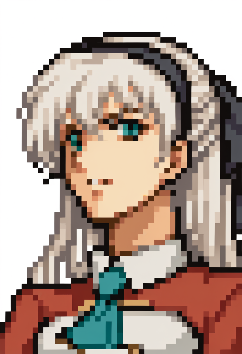 score_9, score_8_up, score_7_up, source_anime BREAK 1girl, solo,
 <lora:zs_FE5PortraitsXL:1> fe5portraits, portrait, white background, close up
 <lora:elie-pdxl-nvwls-v1:1> zeroElie, black hairband, hair ribbon, long hair, ascot, uniform, long red sleeves, white dress,
