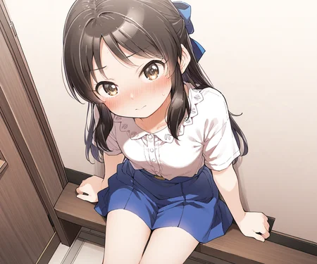 masterpiece, best quality, amazing quality, sfw, 1girl, solo, shirt, skirt, looking at viewer, tachibana arisu, <lora:kusakashi style ILL-v2:1.2> kusakashi