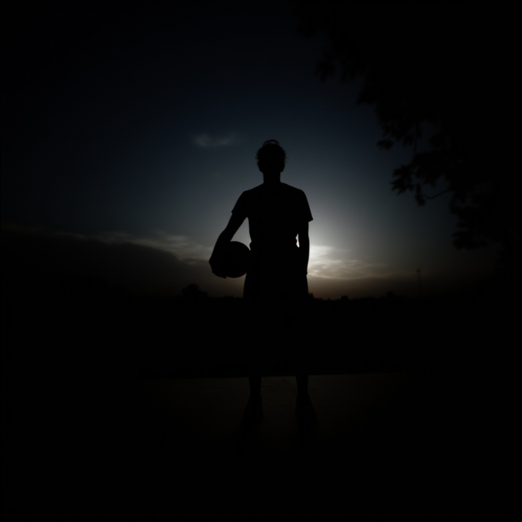 cinematic film still  <lora:Hollywood Cinematic Film style v1:1> high contrast, 
A dramatic cinematic photographic image of a person standing in the dark with a basketball,1girl,solo,standing,blurry,silhouette,dark , Commercial advertisement themed, sharp, detailed, epic photography, artistic, creative, dramatic light, cinematic style, Kodak film style, different lighting style, different color style, different background, different scene, different person, different people, different race, different gender, 8k resolution, Television advertisement Hollywood Cinematic Film style . shallow depth of field, vignette, highly detailed, high budget, bokeh, cinemascope, moody, epic, gorgeous, film grain, grainy