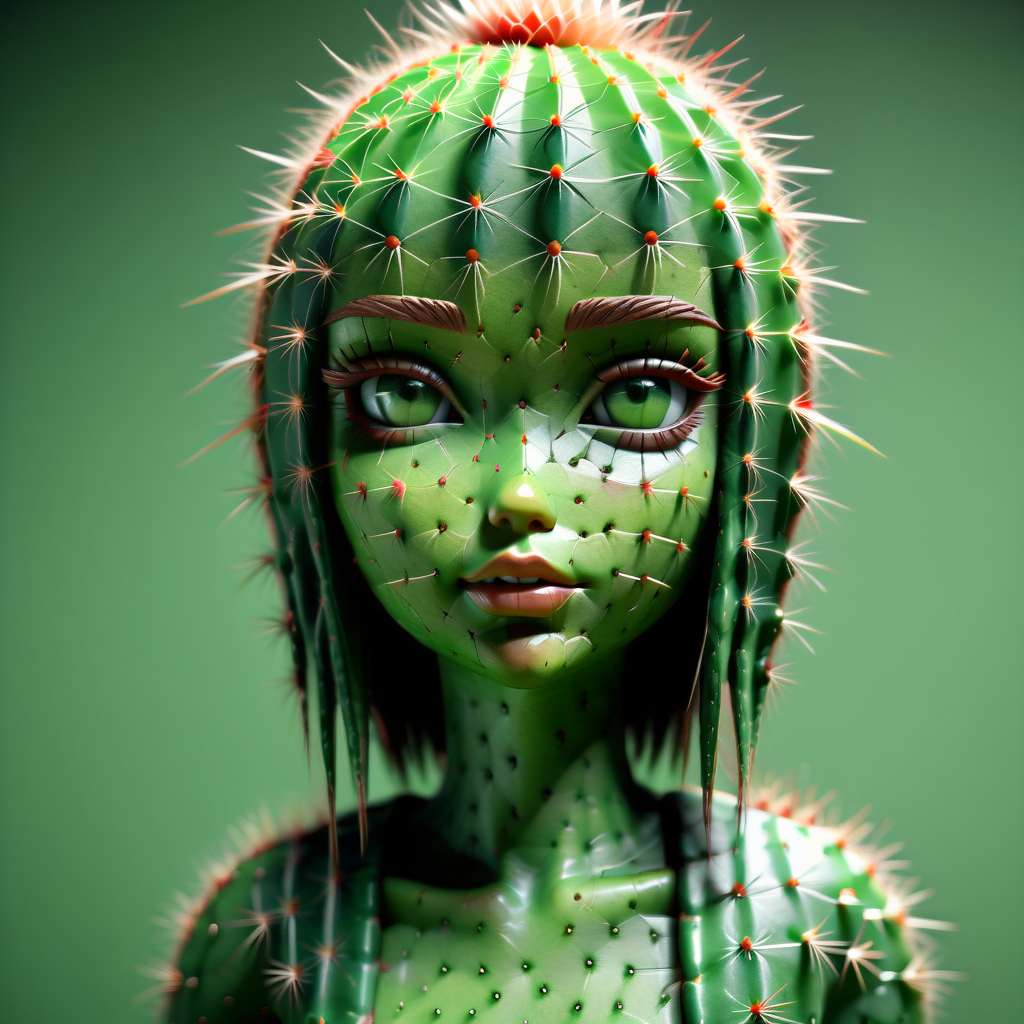 Cactexa girl texture cactus, cinematic <lora:Cactexa:1>
