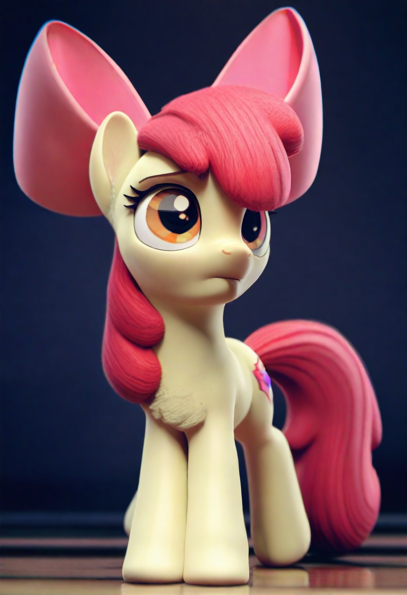 masterpiece, best quality, 32k, high resolution, absurdres, apple bloom, apple bloom's bow