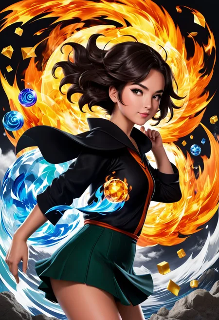 What if the Master of Elements was an playful 18 year old girl
