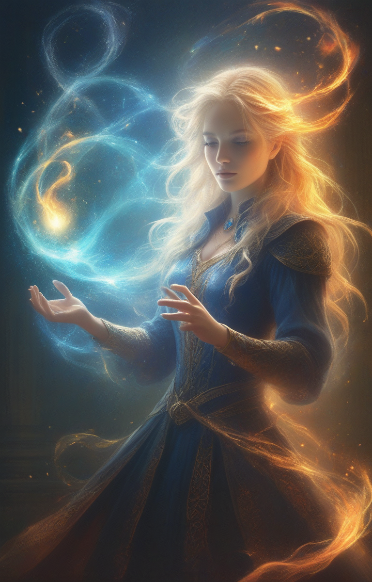 masterpiece,best quality,<lora:tbh64-sdxl:0.6>,illustration,magic,particles,light,flame,lighting,