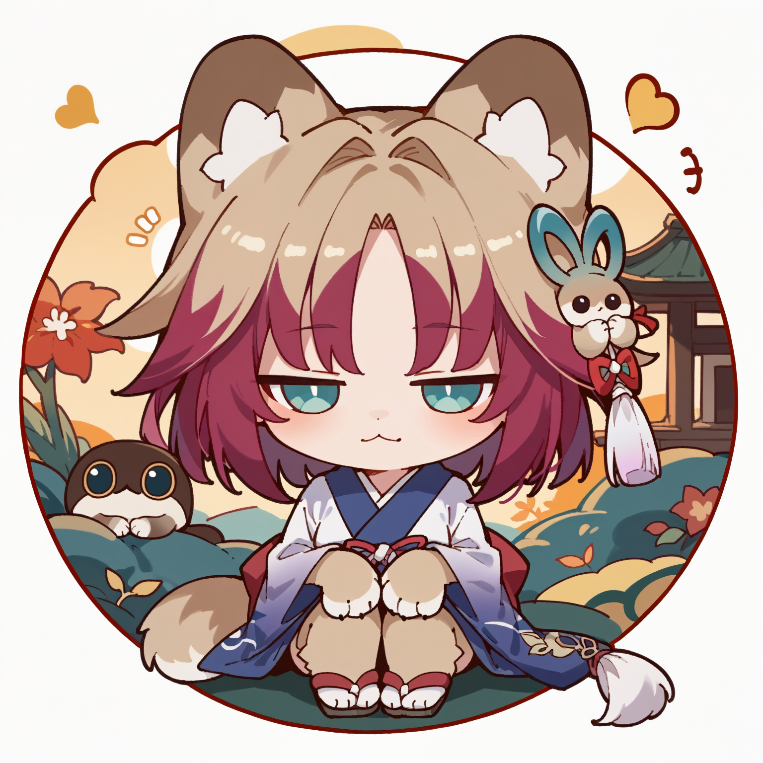 score_9, score_8_up, score_7_up, <lora:critterPickHonkaiStar_v10:1> hcrpick, animal, chibi, 1girl, Kamaitachi, animal ears, animal legs, thighhigh fur, tabi foot
<lora:V5.1_retrain:0.7>