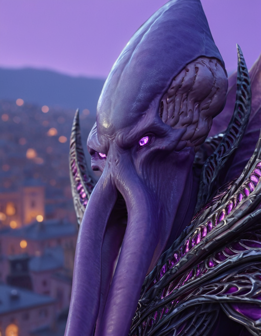 cinematic still emperorlora, town, city, purple eyes . emotional, harmonious, vignette, 4k epic detailed, shot on kodak, 35mm photo, sharp focus, high budget, cinemascope, moody, epic, gorgeous, film grain, grainy, emperorlora, town, city, purple eyes, serious, sharp focus, highly detailed, cinematic, incredible quality, very inspirational, breathtaking, sincere, thought, symmetry, illuminated, epic, singular, perfect, brilliant, extremely complex, color, intricate, beautiful, elegant, light, ambient background, coherent, vibrant colors, bright, strong, aesthetic, marvelous
