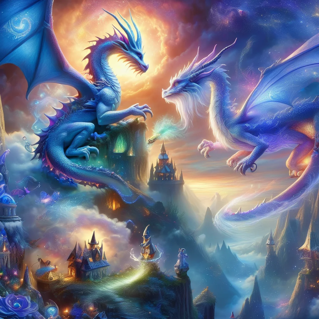 (best quality)++, (masterpiece)++, (detailed)+, elf on the shelf fighting a Dragon, (fantasy illustration)1.3, enchanting Dragon, elf on the shelf, mystical design, (many gnomes)1.4 (whimsical charm).4 Otherworldly charm, mystical sky, (Luis Royo)1.2, (Yoshitaka Amano)1.1, moonlit night, soft colors, (detailed cloudscape)1.3, (high-resolution)1.2 (gnomes everywhere)1.2 , <lora:DonM3t3rn1tyXL-v1.1:0.8> DonM3t3rn1tyXL <lora:DonMD1g174l4sc3nc10nXL:0.8> DonMD1g174l4sc3nc10nXL <lora:Dragons:0.8> dragon <lora:EnvyMagicalXL01:0.8> magical <lora:FantasyLandscape:0.8> FanLan