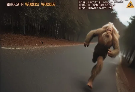 score_9, score_8_up, score_7_up, BREAK
(first person pov, bodycam footage, low quality camera, low resolution, poor quality footage, scan lines, fake screenshot, fisheye lens, english text, low quality broadcast footage:1.3),
BREAK,
(bigsquatch running through woods:1.9), gun