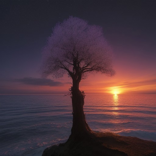 Fractal sunset