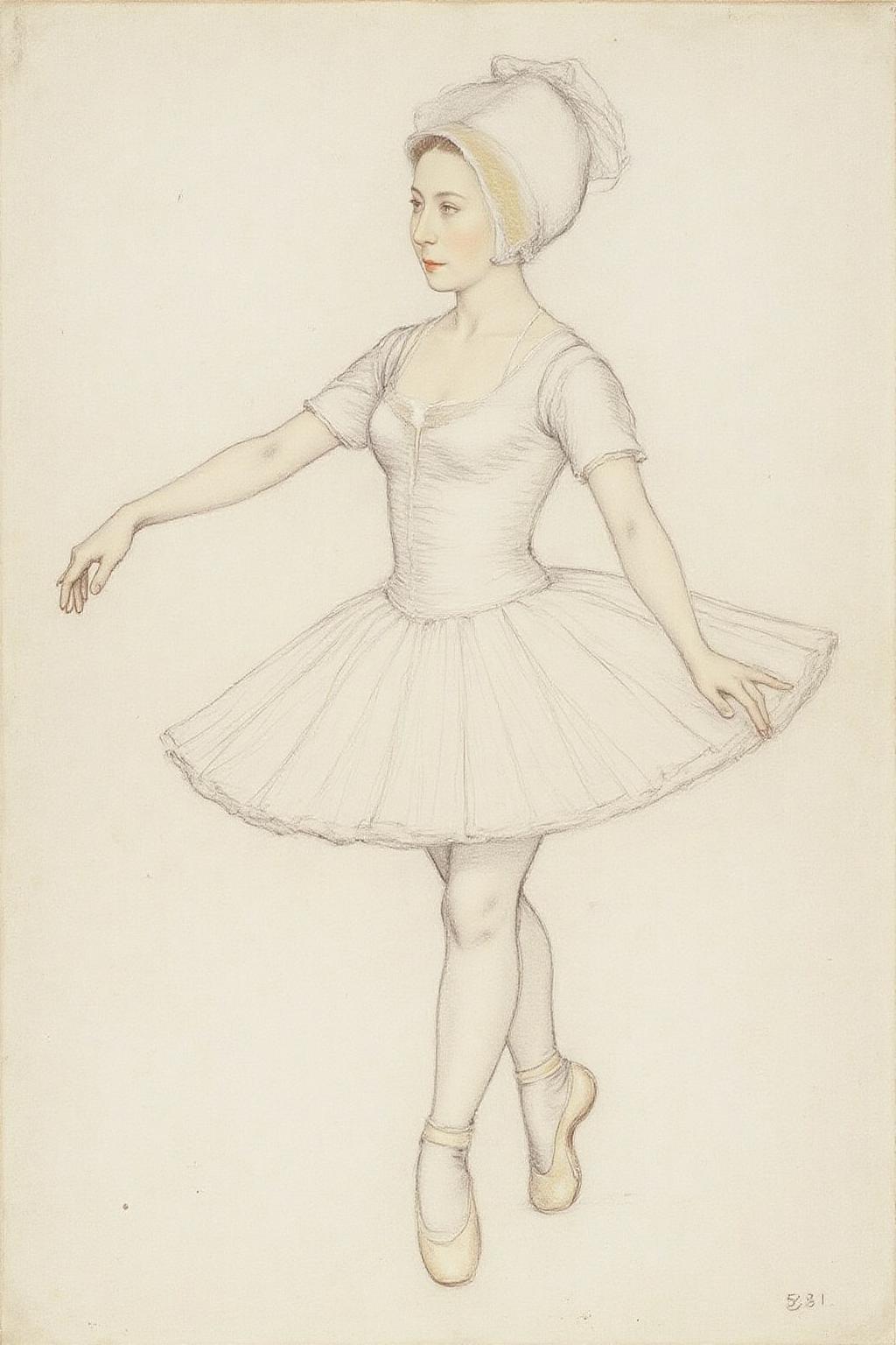 hansho1 monochromatic pencil drawing,
a ballet dancing scene from Swam Lake by Tchaikovsky  <lora:hansho2_nocap_d6a3e12:1.0><lora:817332607424419640:0>