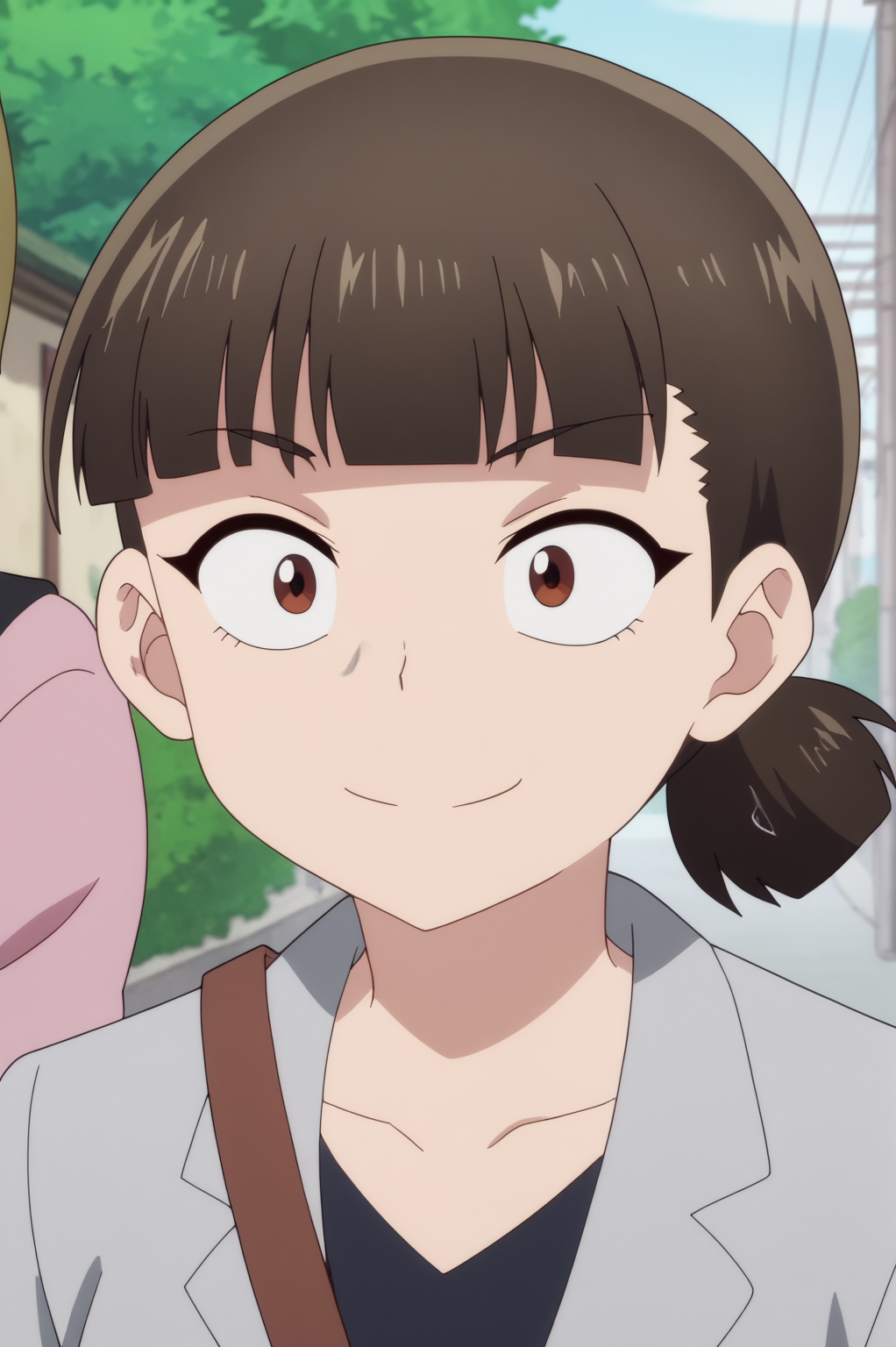 rating_safe,  anime screencap, consistent background,   Mizuhara, light smile, upper body, 1girl <lora:Lv1_Maou_to_One_Room_Yuusha-Mizuhara-PDXL:0.8>
