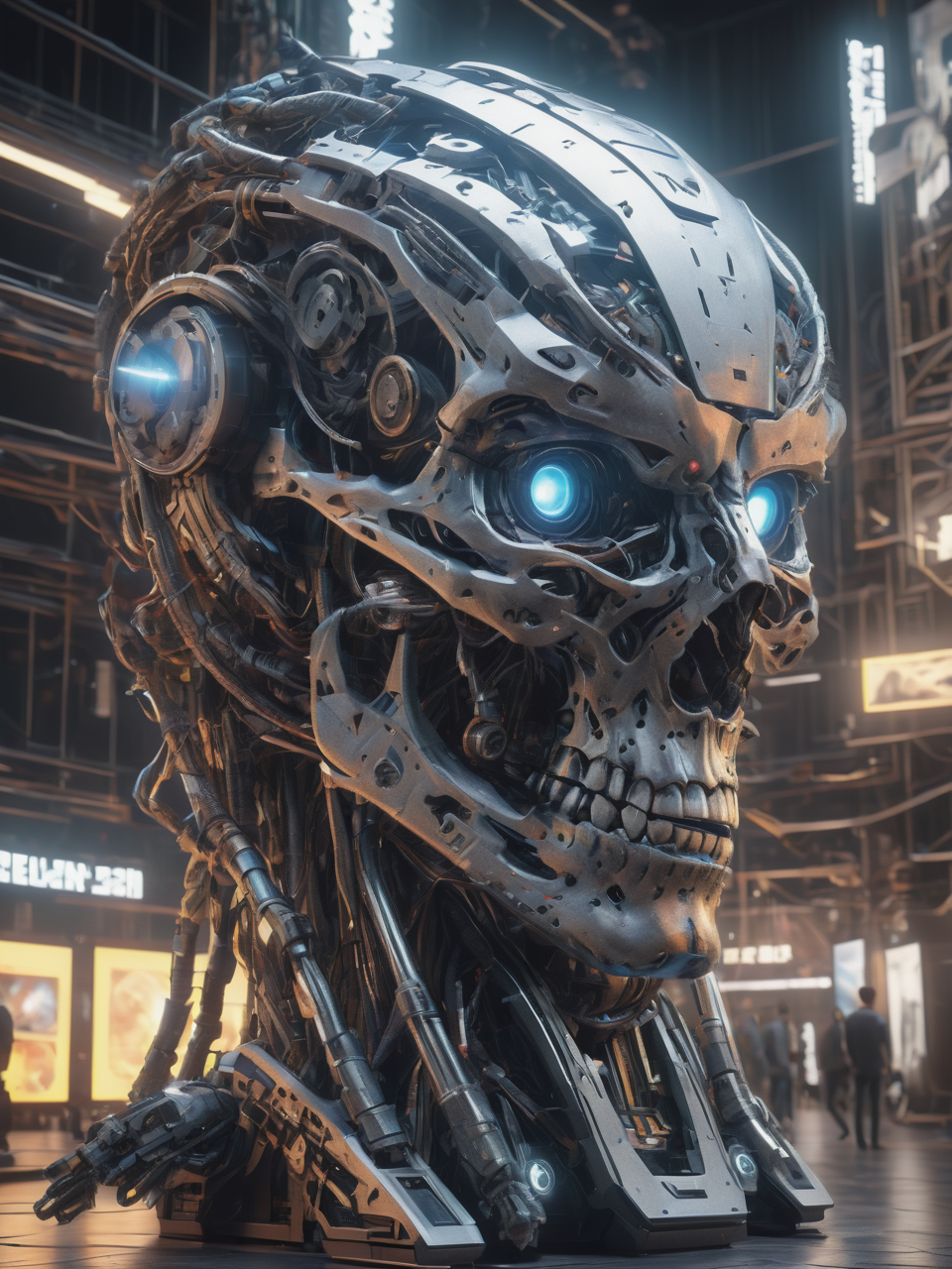 ((best quality)), ((masterpiece)), ((realistic,digital art)), (hyper detailed), Towering Equipment, QR Codes,Haptic Feedback,Modular Components,Twisted Pair Cables, Herringbone, Pliable, , octane rendering, raytracing, volumetric lighting, Backlit,Rim Lighting, 8K, HDR,  <lora:add-detail-xl:.8>