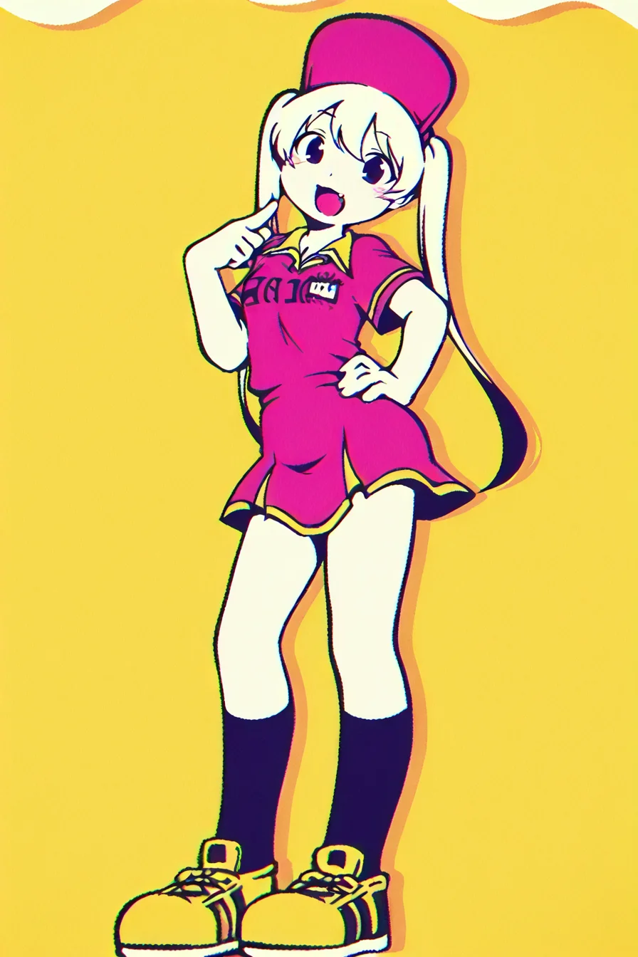 shiny skin, posing,
<lora:ballparked.il:1>,
ballparked,
kokoro,