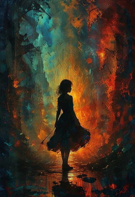 Devil in a Blue Dress, <lora:Lost_In_Dreams:0.6>, <lora:detailed_notrigger:0.8>, Cinematic lighting, <lora:Dreamyvibes artstyle SDXL - Trigger with dreamyvibes artstyle:0.7> Dreamyvibes Artstyle