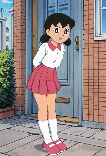 masterpiece, best quality, absurdres, highres, detailed background, <lora:hyperSD8:1>,
<lora:shiZUKA_CULTY:1> 1girl, minamoto shizuka, retro artstyle,