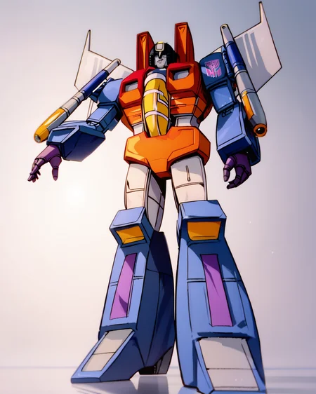 concept art score_9_up, score_8_up, score_7_up,score_6_up, view from below, rating_safe, style_cartoon, transformers g1, ((decepticon))), transformers, Ramjet, robot with Jet wings, green crystal in middle of chest, fans on sides of chest, vents on sides of head, black and purple, model pose, full body, legs, feet, <lora:Seeker-_Transformers:0.7> <lora:Transformers 86 FT:1> . digital artwork, illustrative, painterly, matte painting, highly detailed