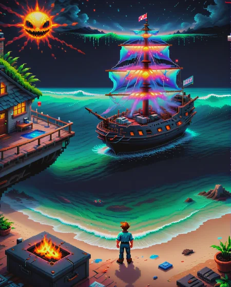 isometric <lora:IsoPixel_SDXL:1>, a scene of a lcas artstyle (pixel art:0.5) game <lora:FaeTastic:0.5> <lora:Lucasarts Artstyle - (Trigger is lcas artstyle):1.2> <lora:pixel-art-xl:0.4>, <lora:BadTrip_V1:0.5> b4dtr1p style, concept art. digital artwork, illustrative, painterly, matte painting, highly detailed, trypophobic (trypophobia) <lora:FaeTastic2:0.7> nose mouth teeth skin