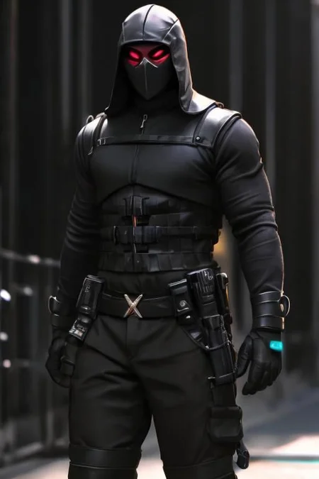 heromkr2023, 8k, uhd, best quality, masterpiece, full body, 1man, dingy masked hero, (((intimidating appearance))), dangerous, (((night))), 5caryma5k