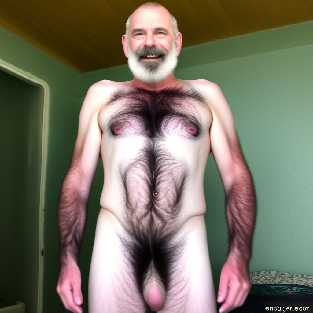 Naked hairy daddy