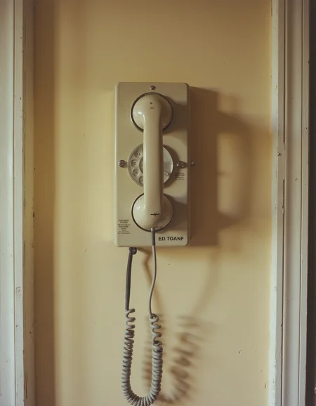 The telephone that hung on the wall inside our childhood home. <lora:retrograde-80s:0.8> retr0grade80s